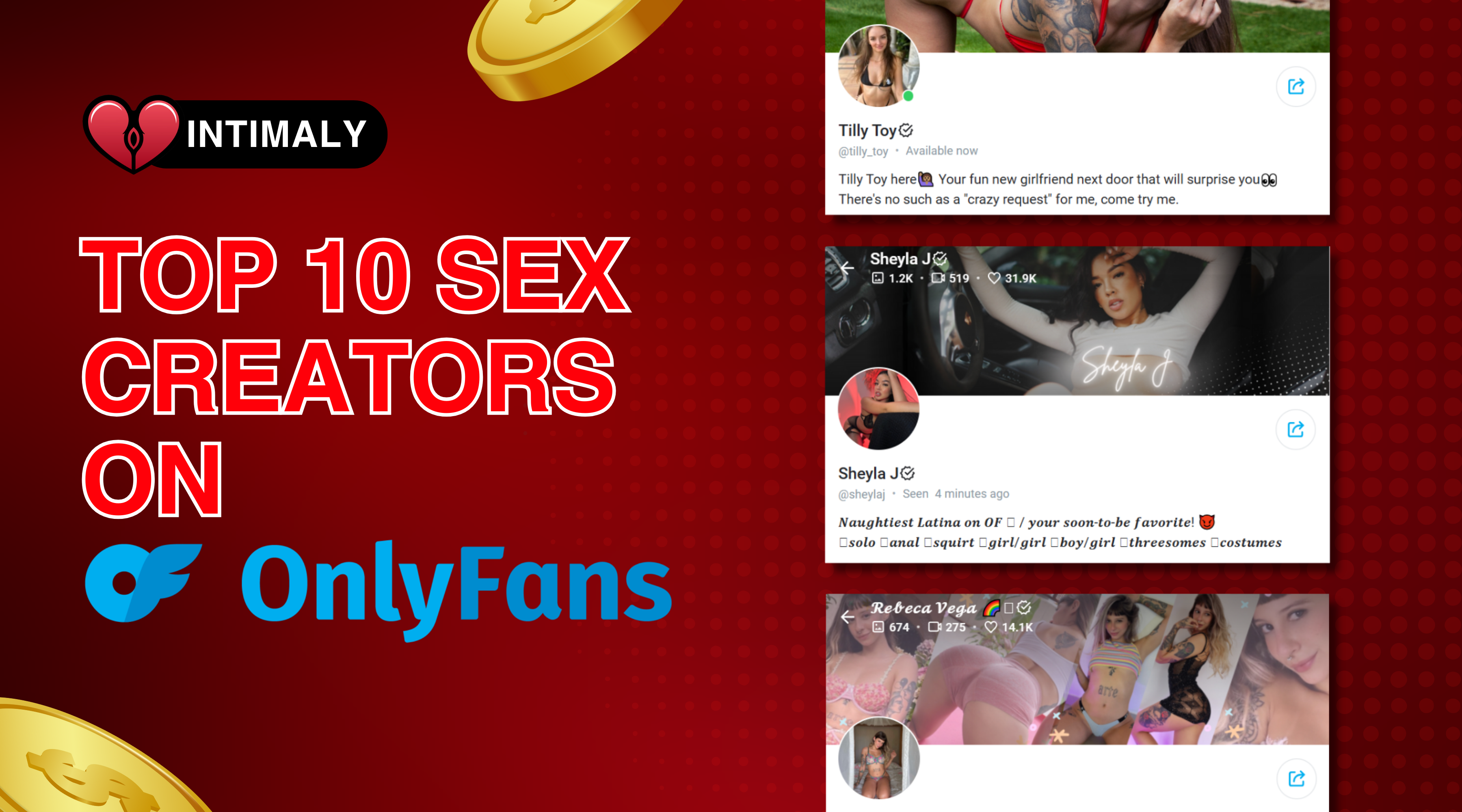 Top 10 Sex Creators on OnlyFans