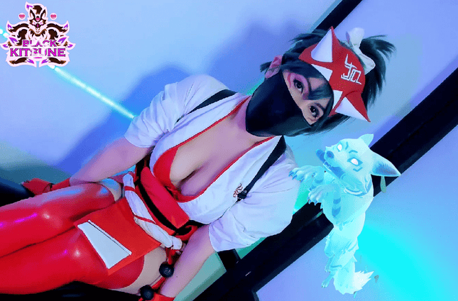 Intimaly Pocket Pussy Feel Black Kitsune Fox