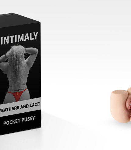 Intimaly Pocket Pussy Feel Feathers and Lace